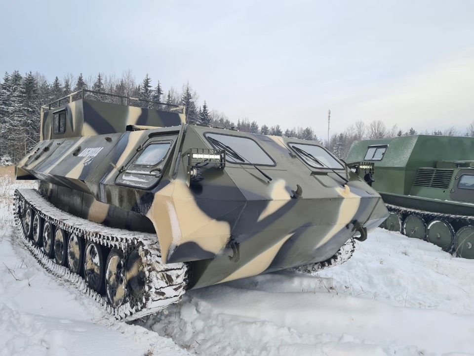 Вездеход ТГМ-27 (МТЛБУ) жилой модуль