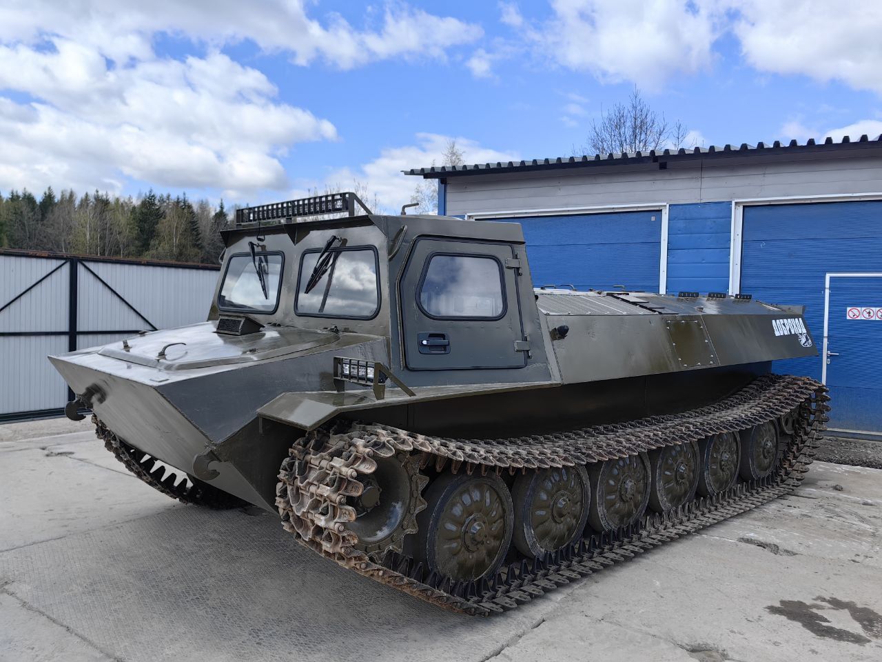 Вездеход ТГМ-1 (МТЛБ) цельнометаллический