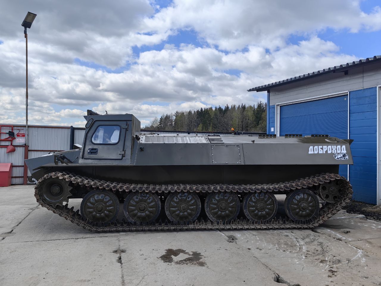 Вездеход ТГМ-1 (МТЛБ) цельнометаллический