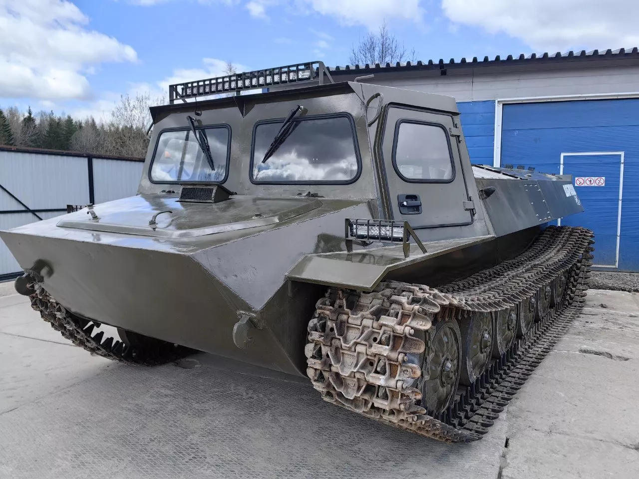 Вездеход ТГМ-1 (МТЛБ) цельнометаллический